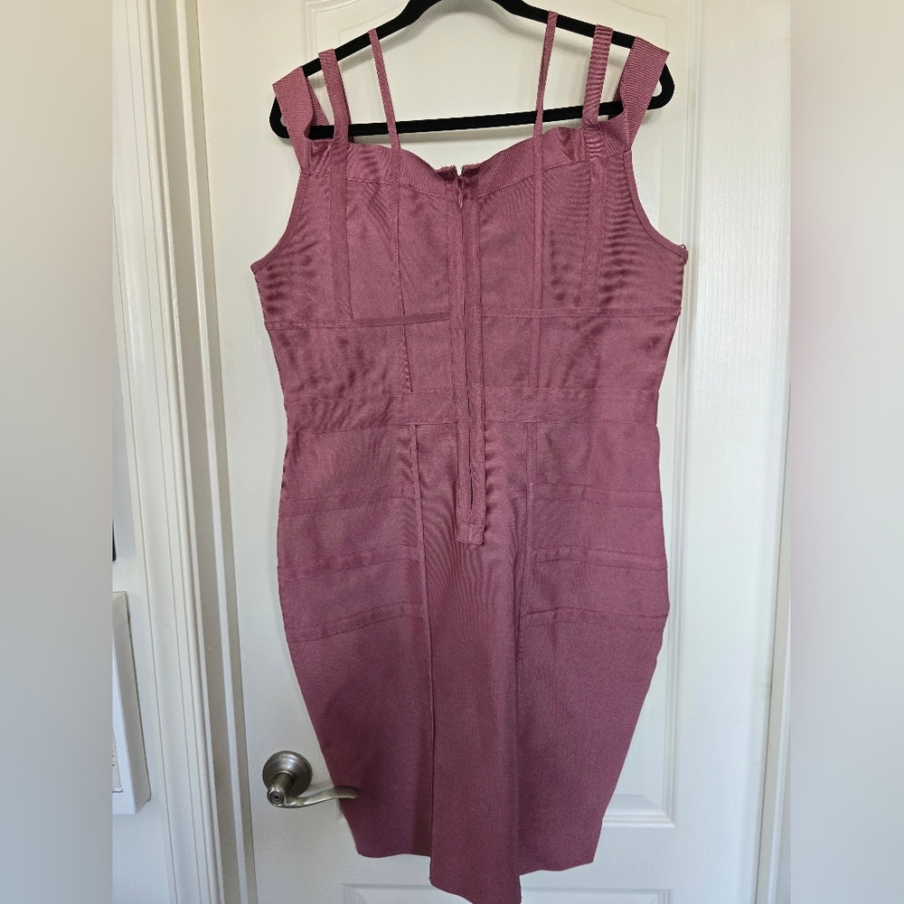 Fashion Nova Bodycon Midi Dress Spaghetti Strap